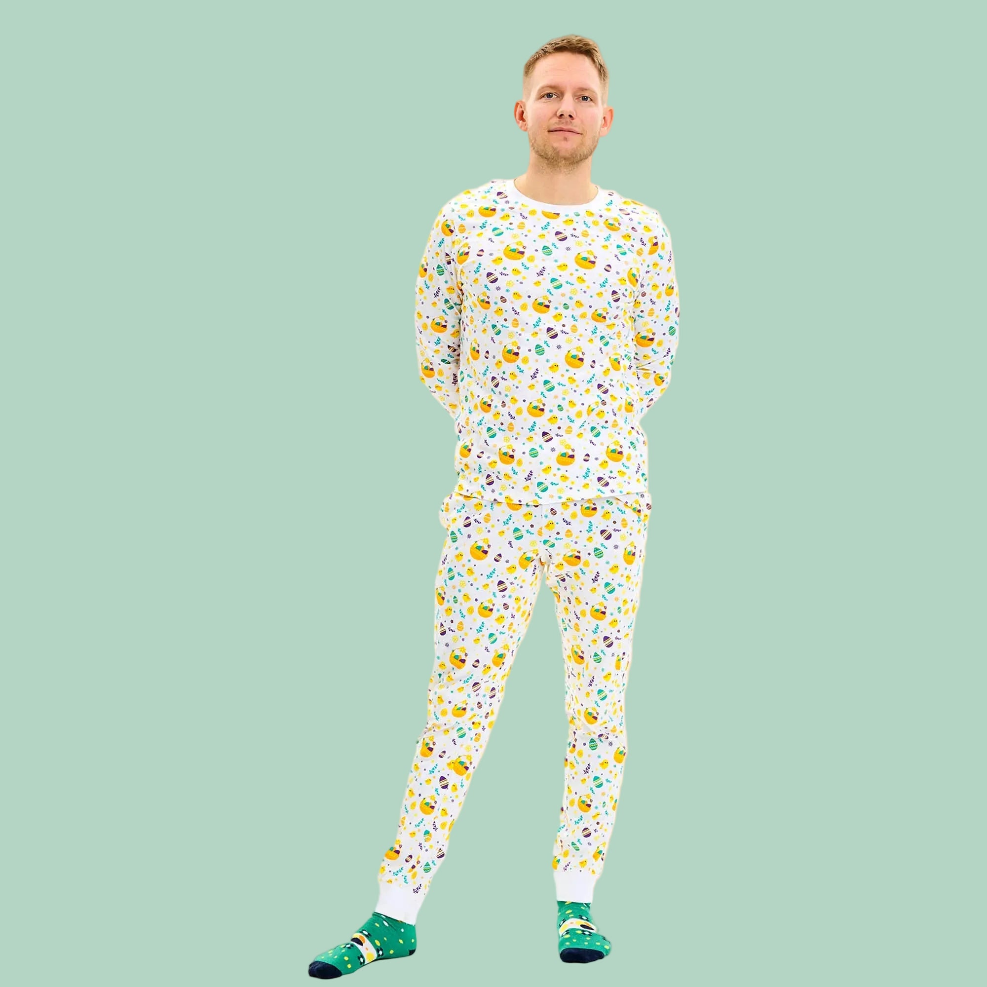 Påskekyllingens Påskepyjamas - Herre.